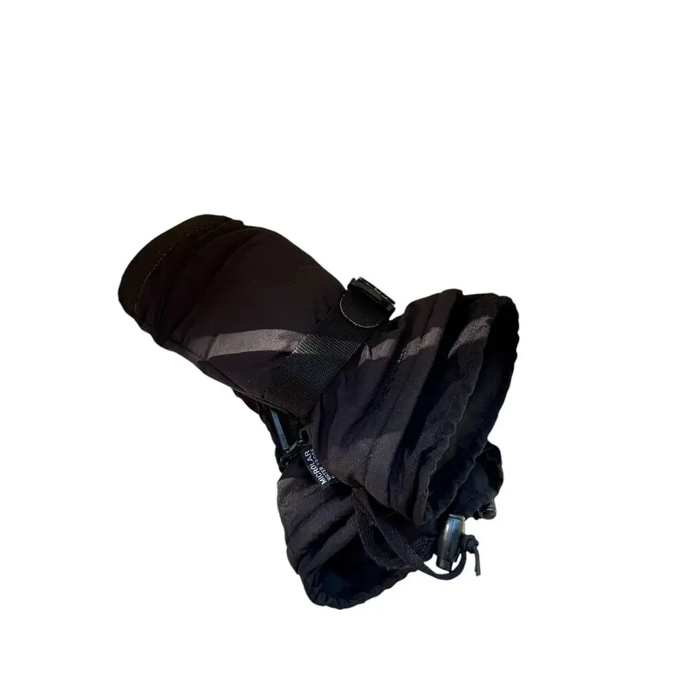 Hot Fingers Ladies Winter Mittens Microlar Waterproof Black Wells Lamont